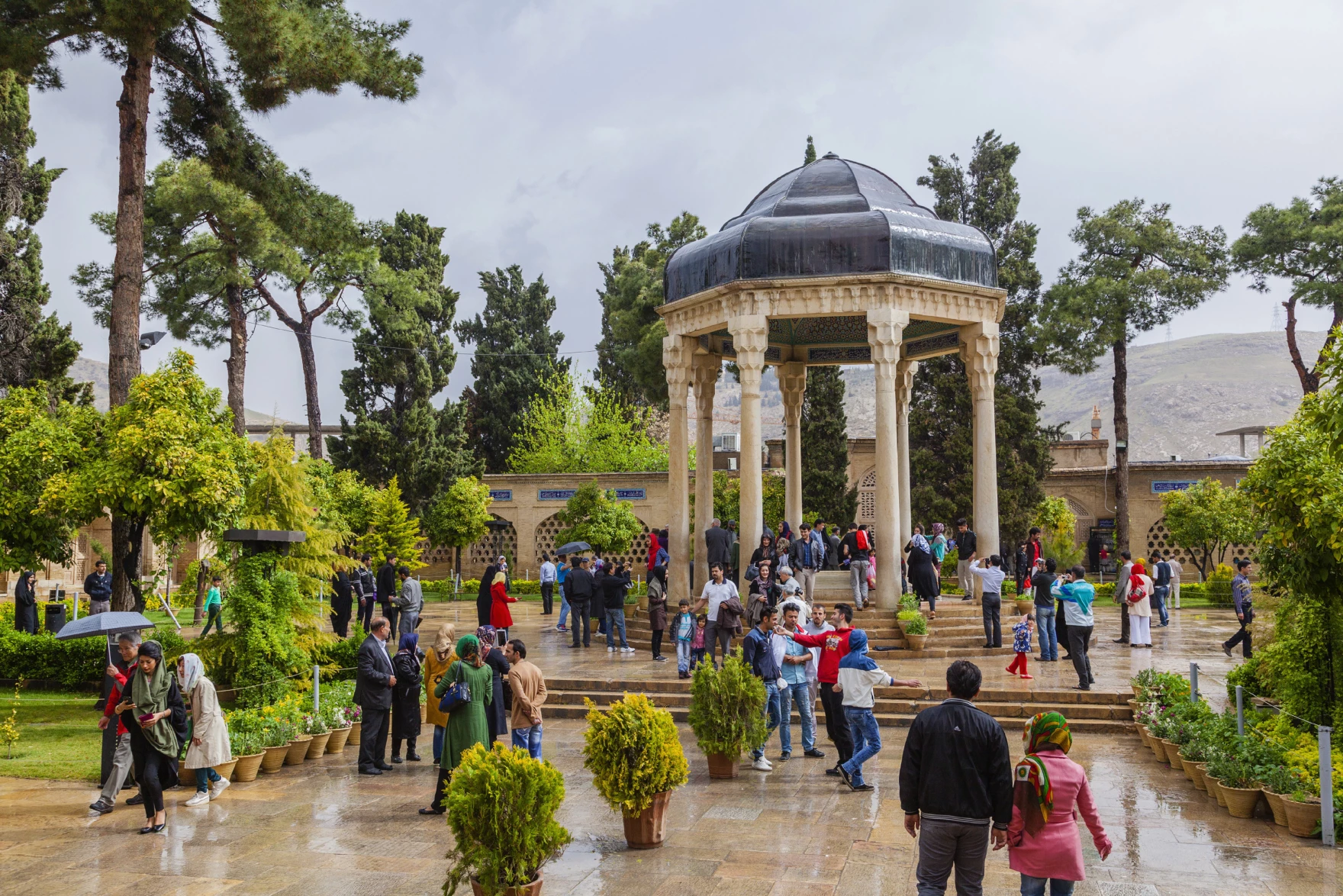 Poets of Persia tour, Hafezieh Shiraz Iran